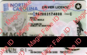 New North Carolina Driver License O21 Polycarbonate - Magic Fake IDs | North Carolina fake id