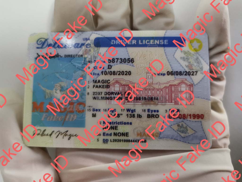 New Delaware Driver License - Magic Fake IDs | Scannable Fake IDS