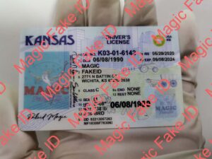 Kansas Driver License - Magic Fake IDs | Scannable Fake IDS | Kansas fake id