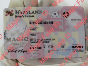 New Maryland Driver License - Magic Fake IDs | Scannable Fake IDS