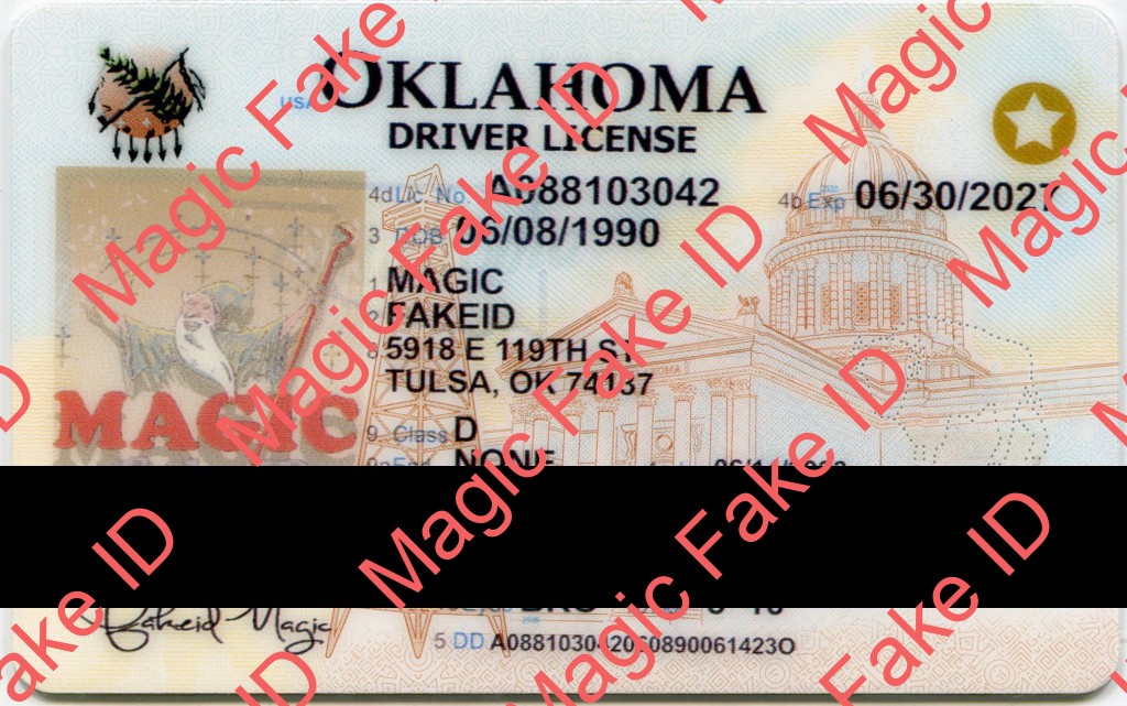 Oklahoma Driver License - Magic Fake IDs | Scannable Fake IDS